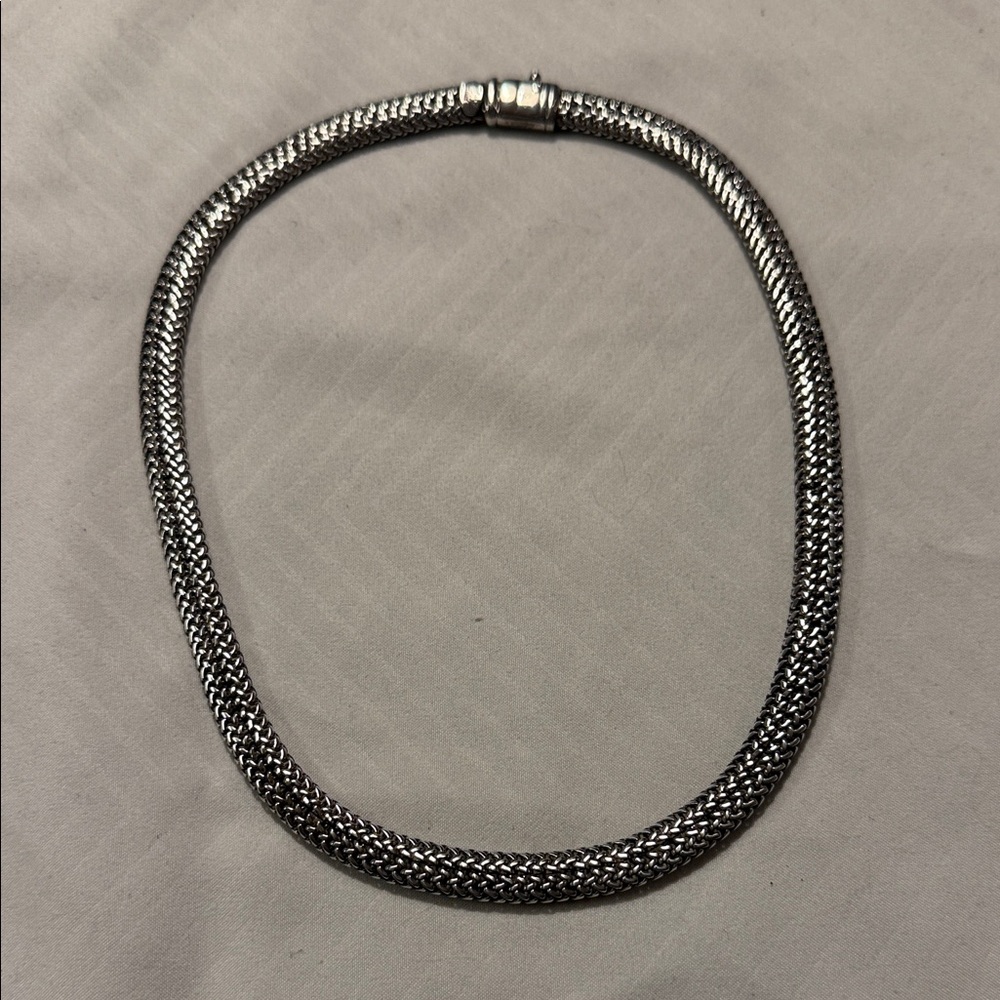 Elegant Sterling Silver Chain Necklace